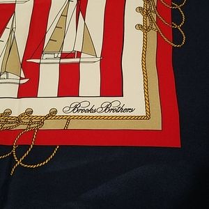 Brooks Brothers sailboat scarf